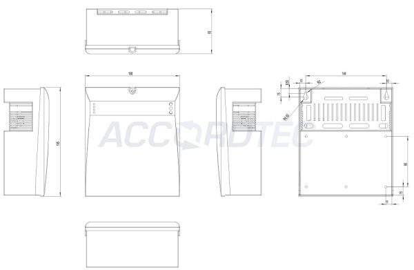 ББП-40 v.4 исп. 1 Блок бесперебойного питания ACCORDTEC, 12 В, 4 (4 х 1А)